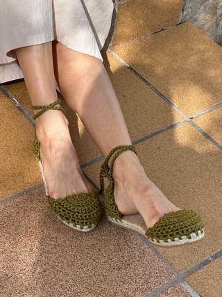 Alpargatas Crochet Talla 35-42