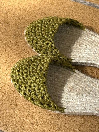 Alpargatas Crochet Talla 35-42