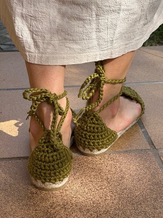Alpargatas Crochet Talla 35-42