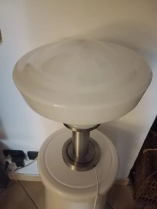 Lampada vintage vetro e metallo
