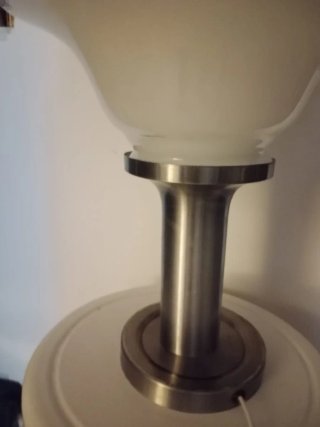Lampada vintage vetro e metallo