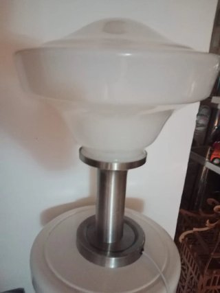 Lampada vintage vetro e metallo