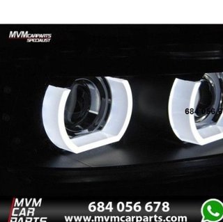 Faros Xenon Angel eyes Led para BMW Serie 3 E90 E9