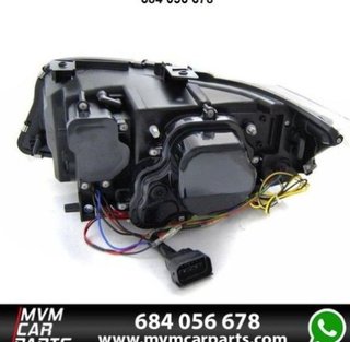 Faros Xenon Angel eyes Led para BMW Serie 3 E90 E9