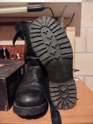 Botas Mayura Moto Cuero Negro