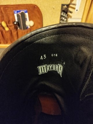Botas Mayura Moto Cuero Negro