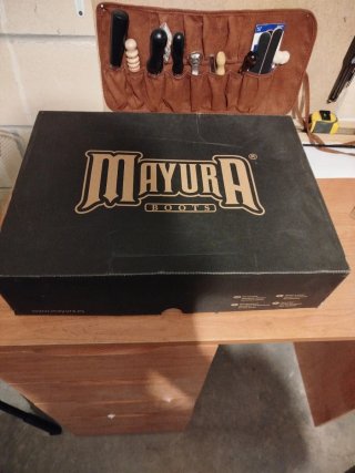 Botas Mayura Moto Cuero Negro