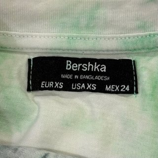 Talla XS - Camiseta Tie Dye Verde y Negra