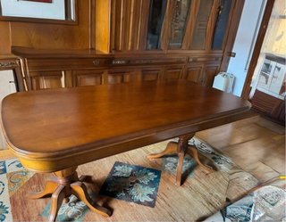 Mesa comedor madera de castaño