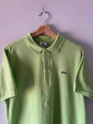 Polo Lacoste Verde Lima Talla M