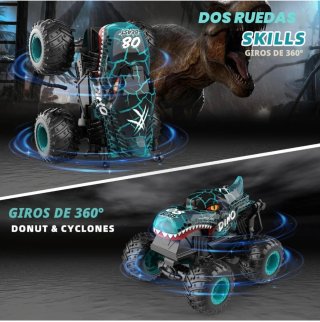 Coche Monster Truck Dino 1:20