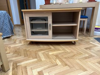 Mueble TV cristal y departamentos