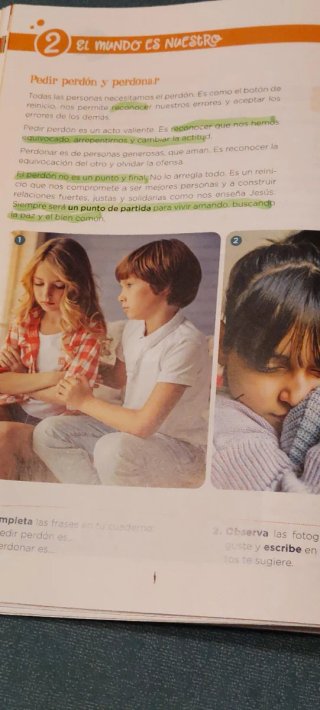 Libro Religión Católica 4 primaria.