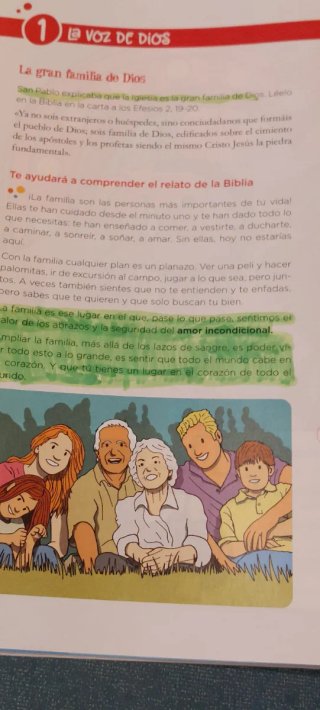 Libro Religión Católica 4 primaria.