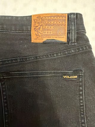 Volcom Bermudas Negras Talla 32