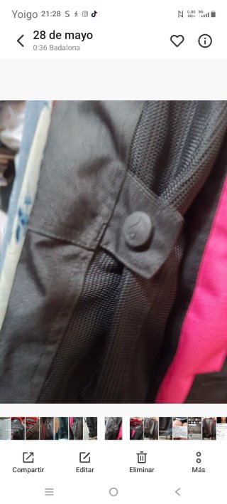 Chaqueta moto chica KANGROUTE Talla L