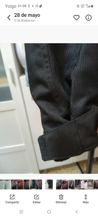 Chaqueta moto chica KANGROUTE Talla L