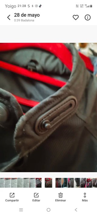 Chaqueta moto chica KANGROUTE Talla L