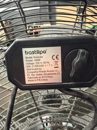 Ventilador Industrial Marca Bastilipo Huracan