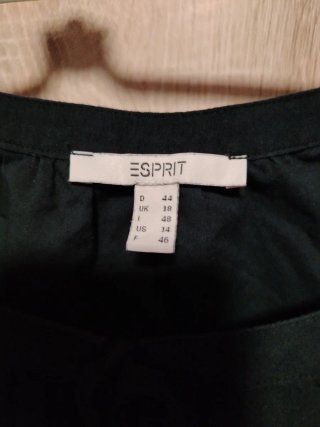 Blusa Esprit bordada negra