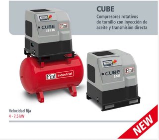 Compresor Fini CUBE 7.5 10 BAR 270L