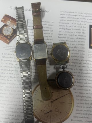 Lote 4 Orologi al Quarzo Seiko e Citizen Vintage