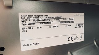 Lavadora Bosch de 8kg de carga, 1200 rpm Serie 6