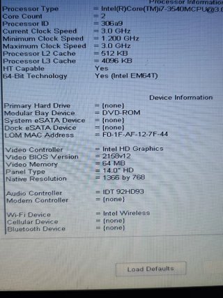 Dell Latitude E6430 piezas ordenador portátil