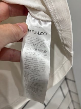 Camiseta Kenzo Tigre Azul y Blanco Original QR
