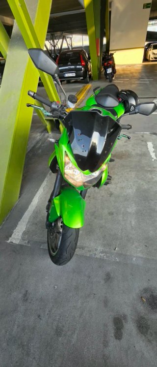 Kawasaki Z750 Verde/Plata