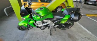 Kawasaki Z750 Verde/Plata