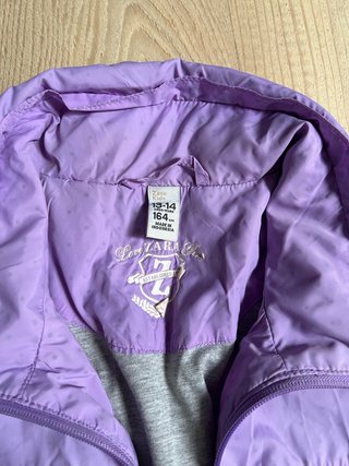 Chaqueta cortavientos Zara Lila Talla XS