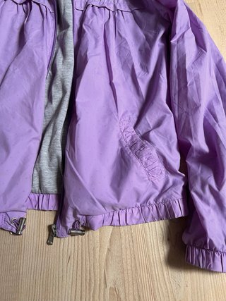 Chaqueta cortavientos Zara Lila Talla XS