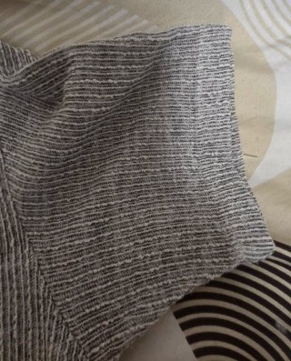Polo Zara jaspeado gris manga corta Talla S