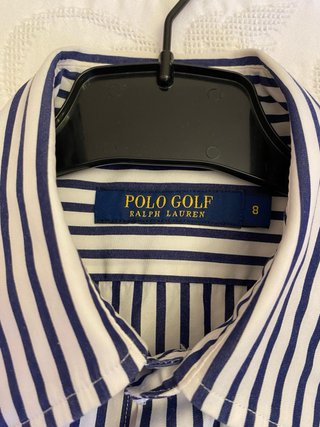 Camisa Polo Ralph Lauren Rayas Azul Blanco