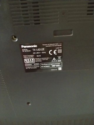 TV Panasonic 42 Negra