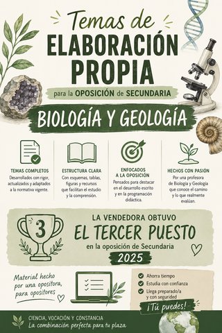 Temario Oposición Secundaria Biología y Geología