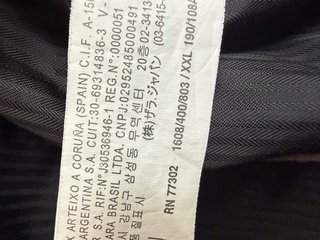 Blazer Zara Gris XL