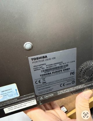 Portatile Toshiba Portégé Z930-108 - 8GB RAM