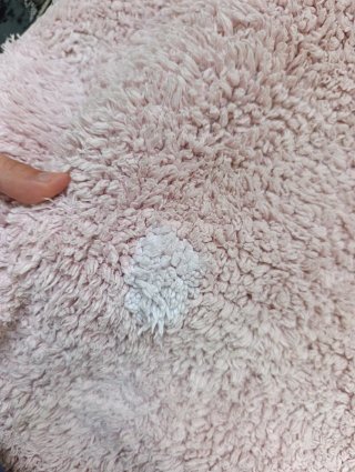 Alfombra Lorena Canals Rosa con Puntos blancos