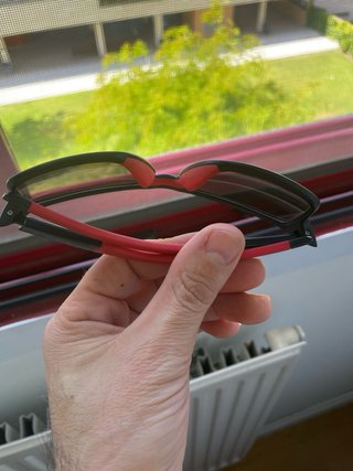 Gafas de sol Orao negras y rojas