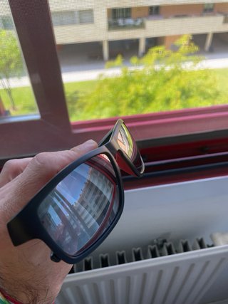 Gafas de sol Orao negras y rojas