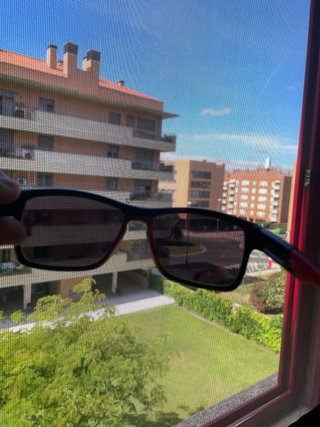 Gafas de sol Orao negras y rojas