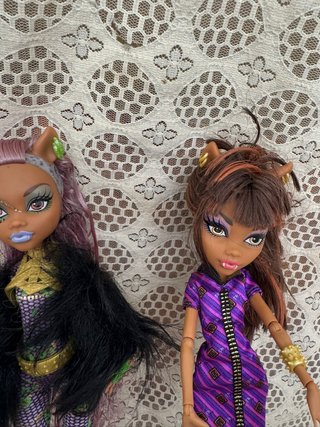 Lote 2 Monster High Clawdeen Wolf 2012