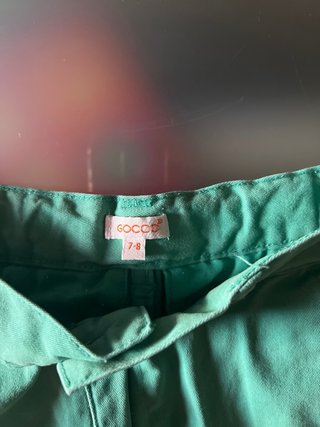 Pantalón corto niño Gocco verde 7-8 años