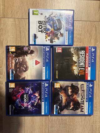 PS VR V1  + Cámara + 2 Move + Aim + 5 juegos