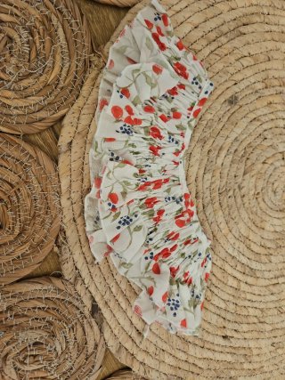 Cuello floral talla única