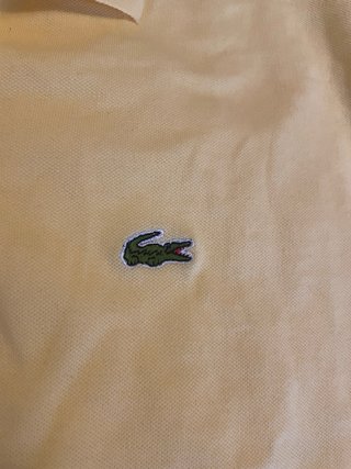 Polo Lacoste Vintage Giallo Originale