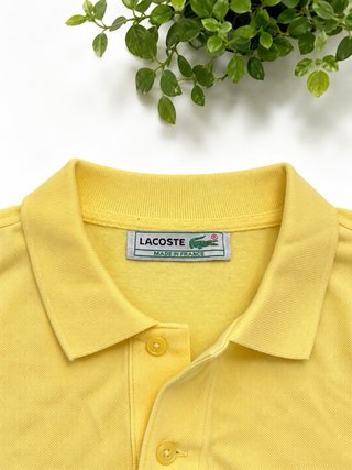 Polo Lacoste Vintage Giallo Originale