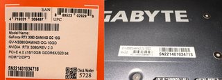 Gigabyte RTX 3080 Gaming OC 10GB